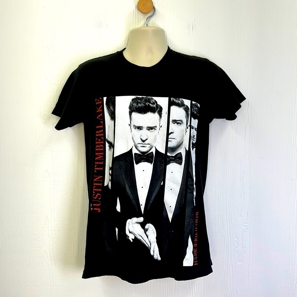Tultex - Justin Timberlake World Tour 2013/2014 Graphic T Shirt Size Medium